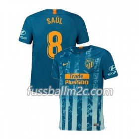 Fußballtrikots Atlético Madrid Saul 8 Ausweich Trikotsatz 2018-2019